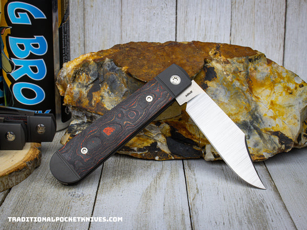 Jack Wolf Knives Big Bro Jack CamoCarbon Gecko - C. Risner Cutlery LLC