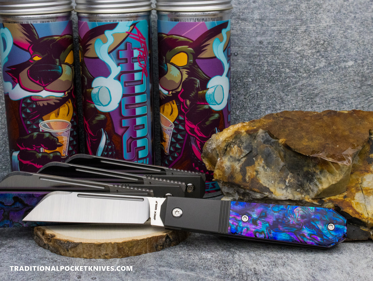 Jack Wolf Knives After Hours Jack Purple Abalone