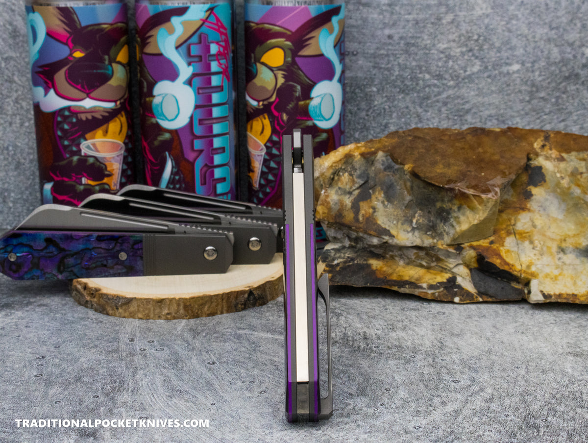 Jack Wolf Knives After Hours Jack Purple Abalone