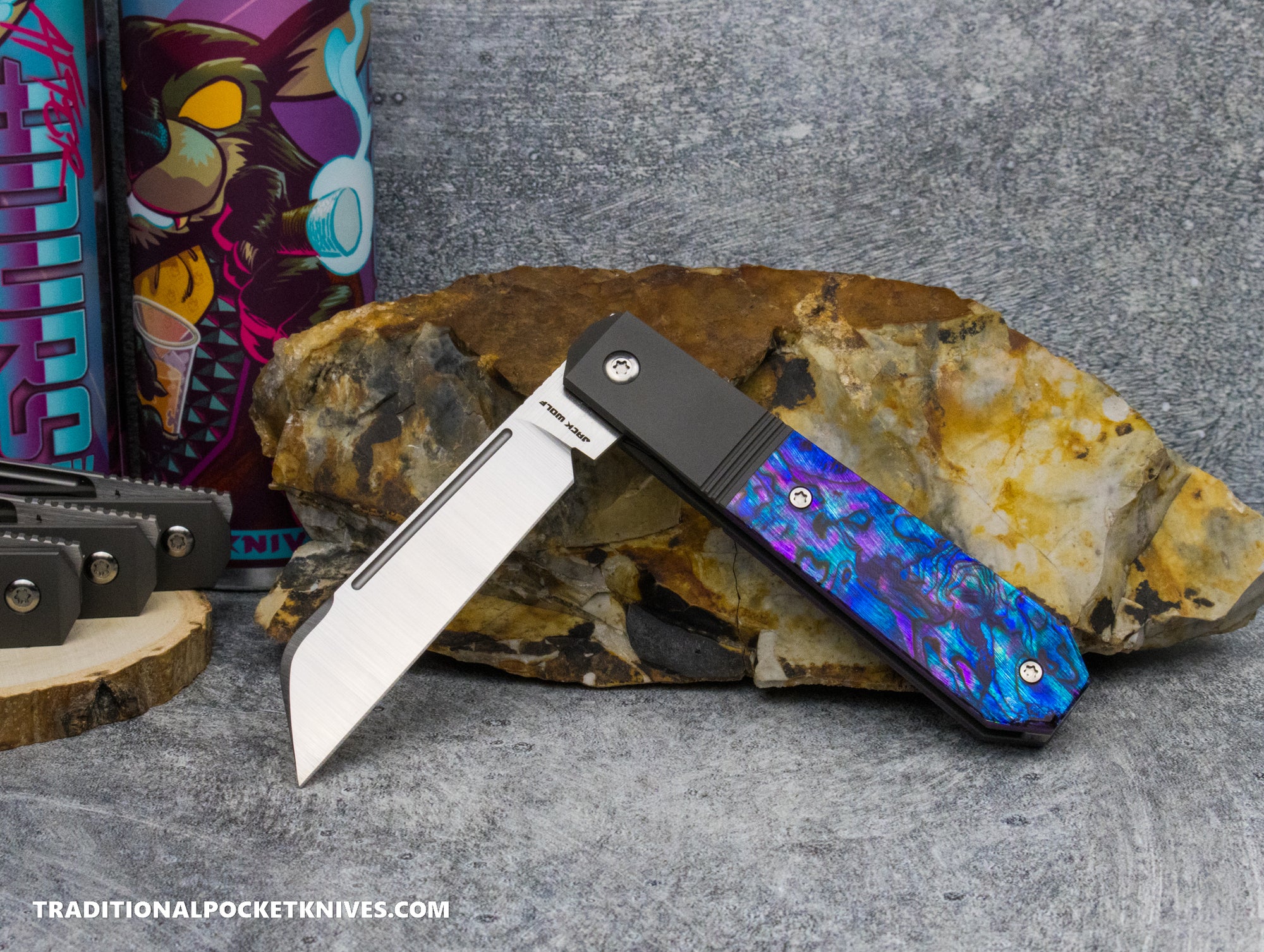 Jack Wolf Knives After Hours Jack Purple Abalone