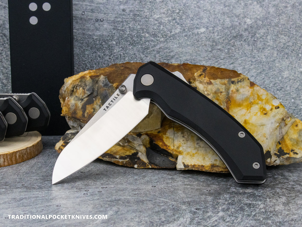 Tactile Knife Co. Chupacabra Black Aluminium Satin Magnacut