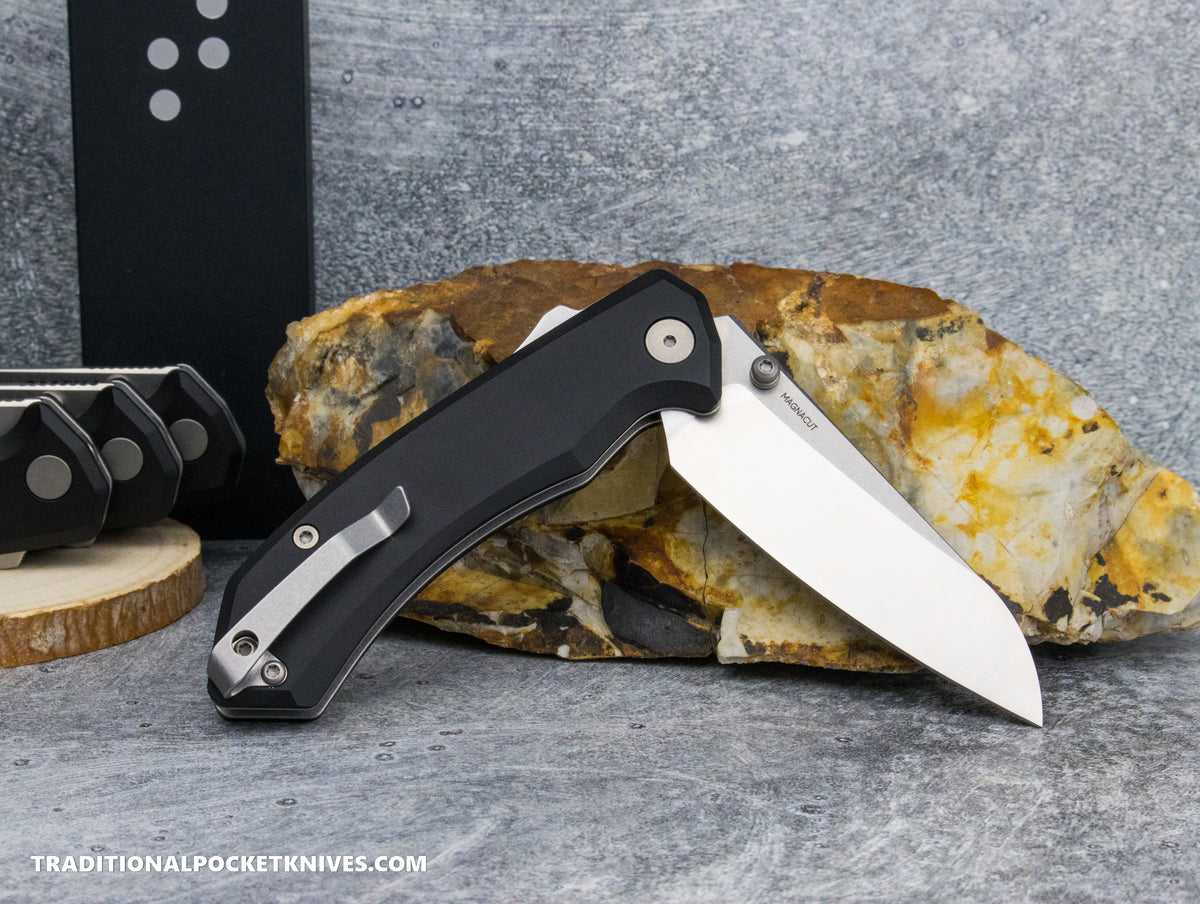 Tactile Knife Co. Chupacabra Black Aluminium Satin Magnacut