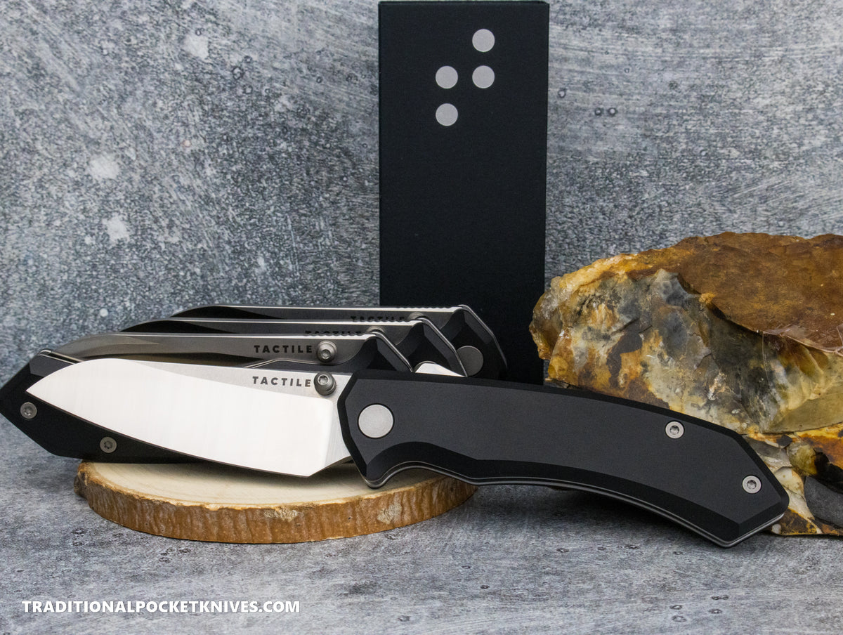 Tactile Knife Co. Chupacabra Black Aluminium Satin Magnacut