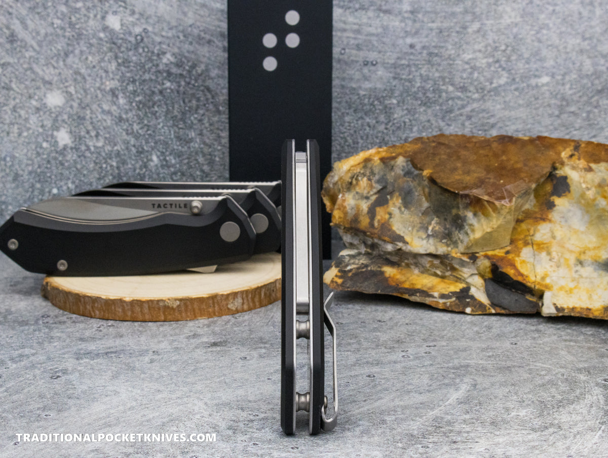 Tactile Knife Co. Chupacabra Black Aluminium Satin Magnacut