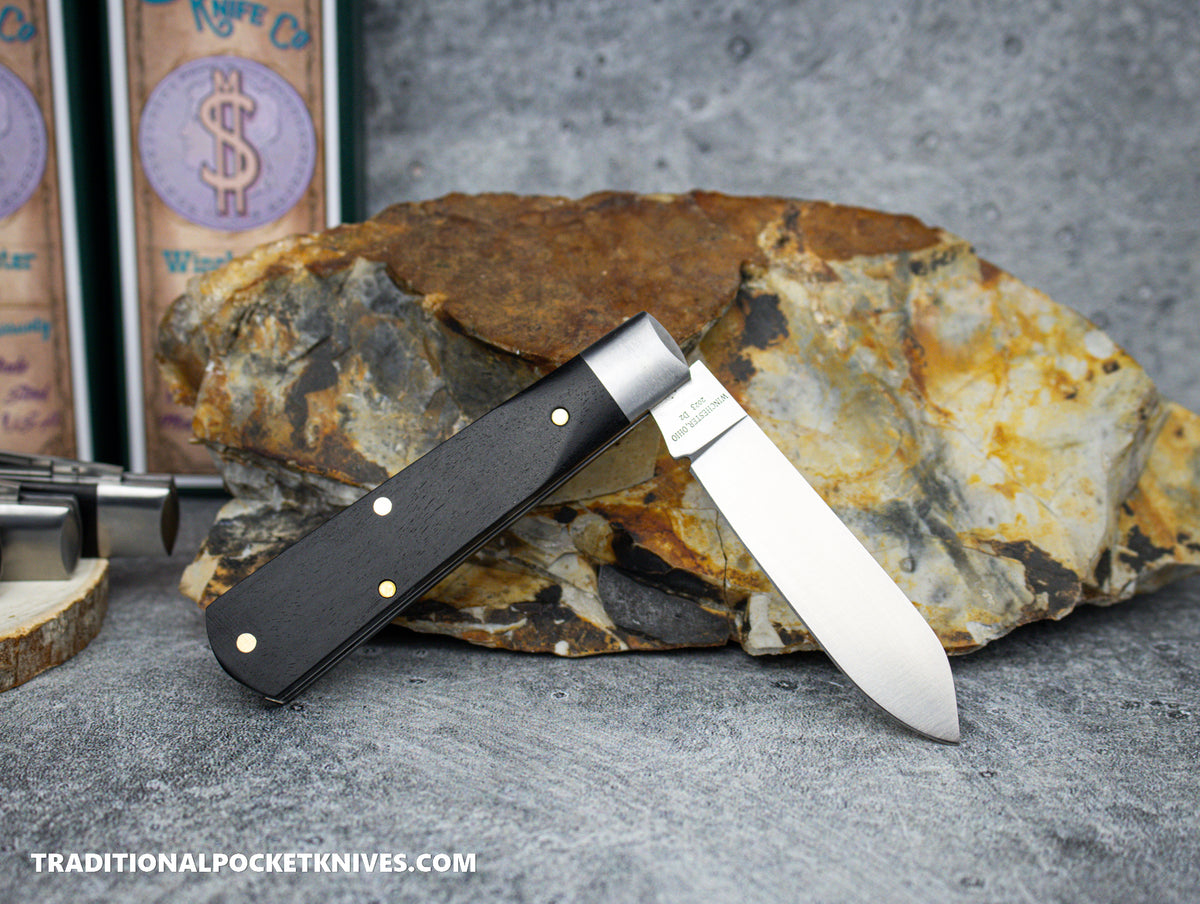 Cooper Cutlery Beaver Falls Cutlery Co. Ebony Wood Mammoth Shield Jack (EBJ MS)