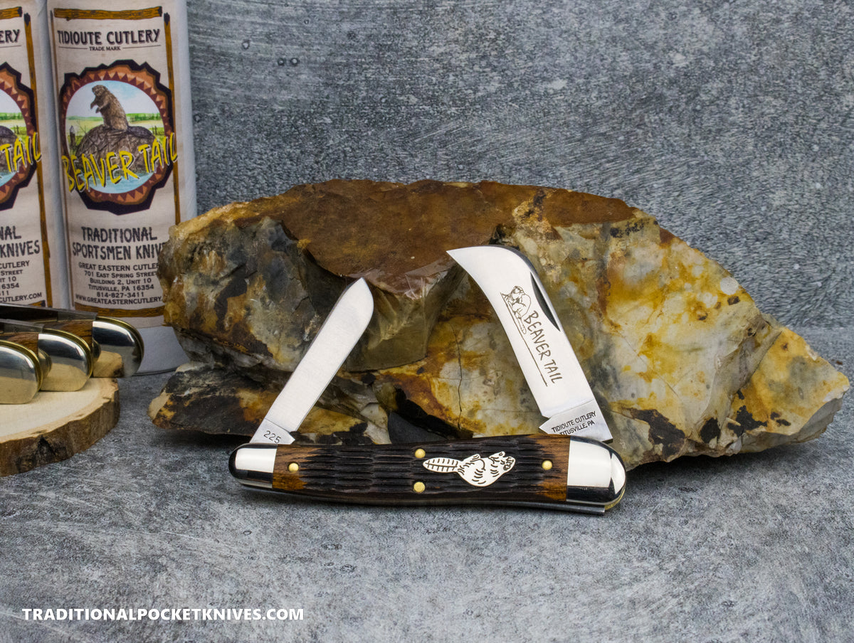 Great Eastern Cutlery #383225 Tidioute Cutlery John Chapman Jigged Brazilian Cherry