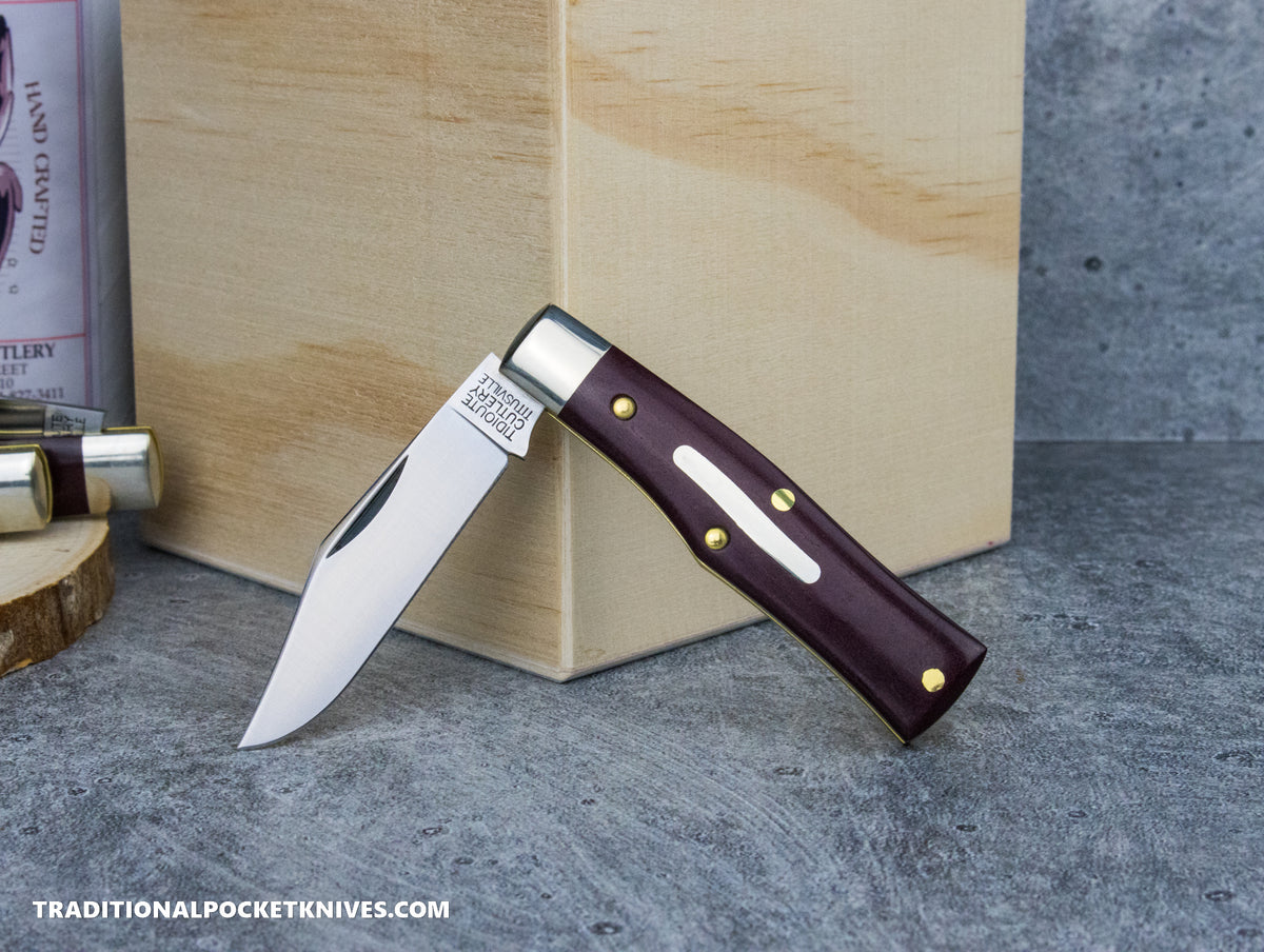 Great Eastern Cutlery #221124 Tidioute Cutlery Magnum Red Stone ESPL