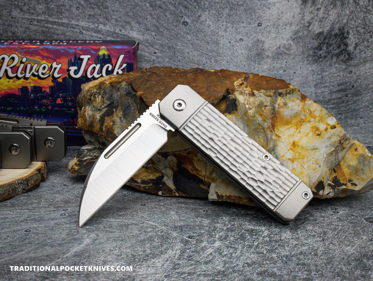 Ohio River Jack: Jigged Titanium - Wharncliffe S90V