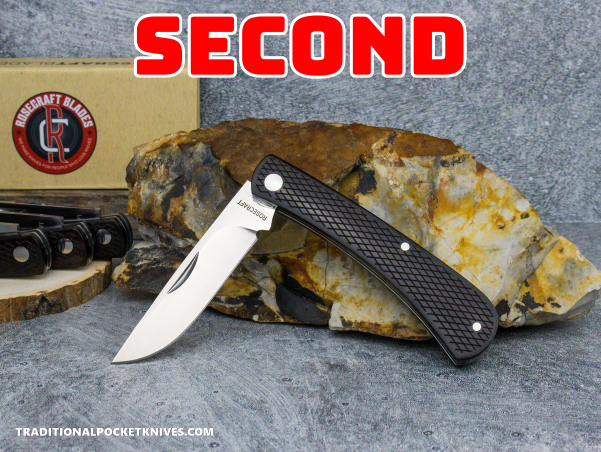 SECONDS: RoseCraft Blades Overall Creek Farm Hand Black Sandalwood (RCT022-BSW)