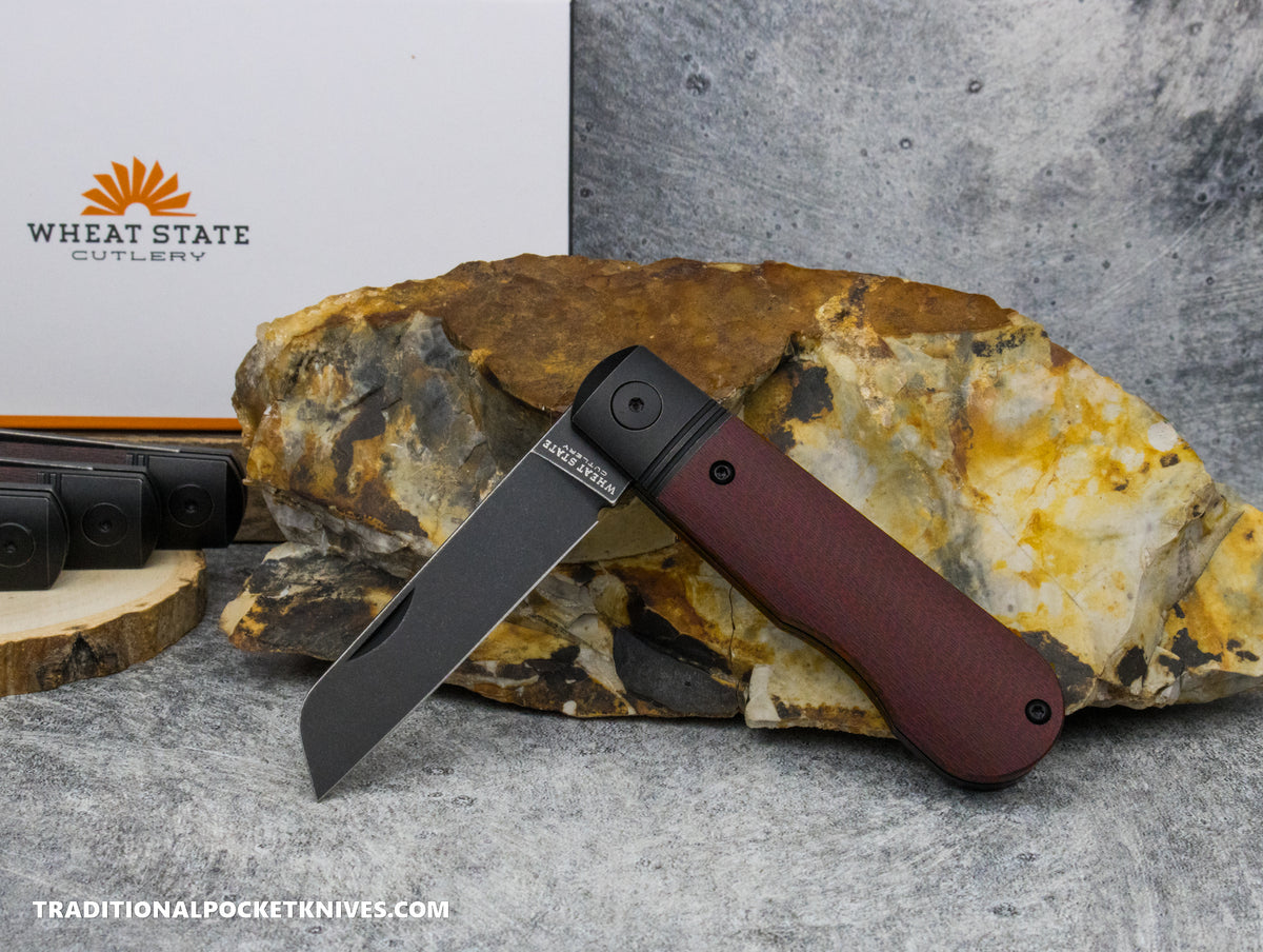 Finch Wheat State Cutlery Peacemaker Red River Carbon Fiber