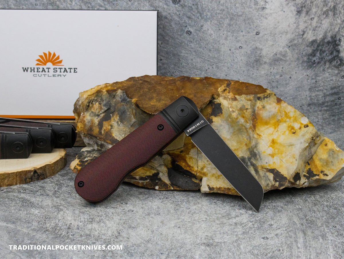 Finch Wheat State Cutlery Peacemaker Red River Carbon Fiber