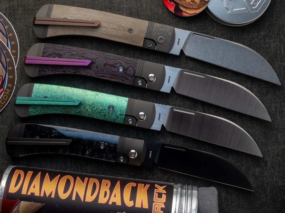 Jack Wolf Knives Diamondback Jack Fat Carbon Purple Haze