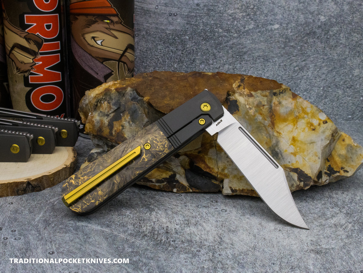 Jack Wolf Knives Primo Jack Fat Carbon Dark Matter Gold