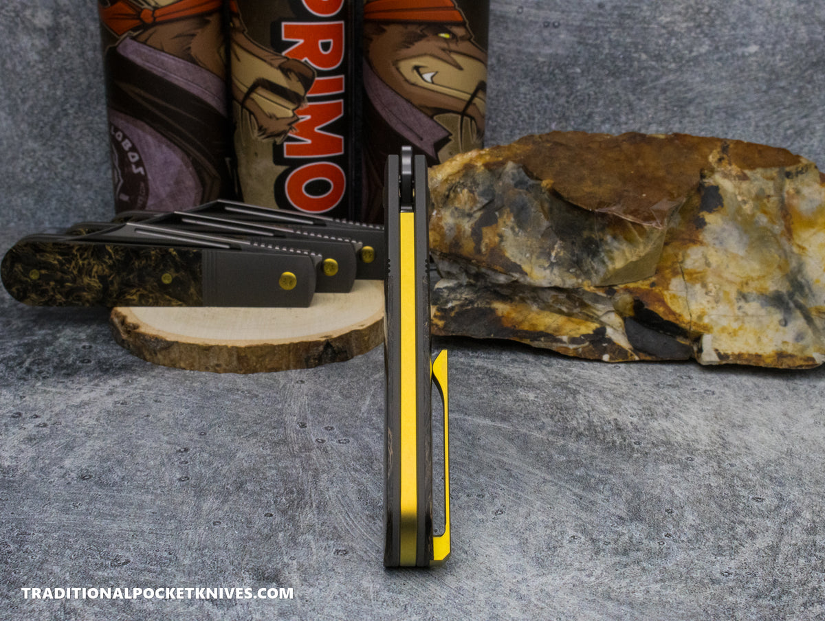 Jack Wolf Knives Primo Jack Fat Carbon Dark Matter Gold