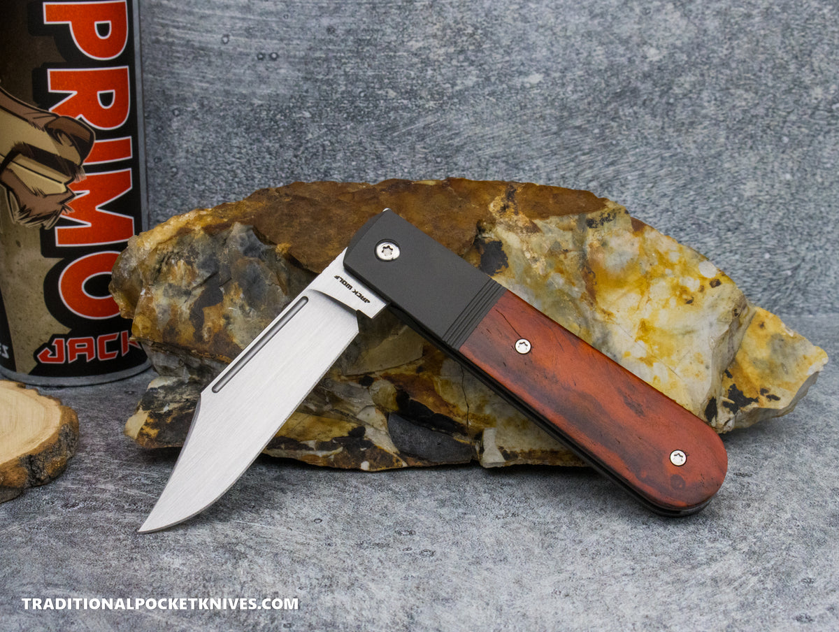 Jack Wolf Knives Primo Jack Rosewood Hand Satin #1