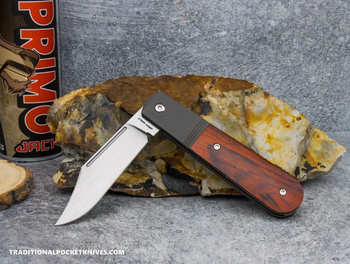 Jack Wolf Knives Primo Jack Rosewood Hand Satin #2