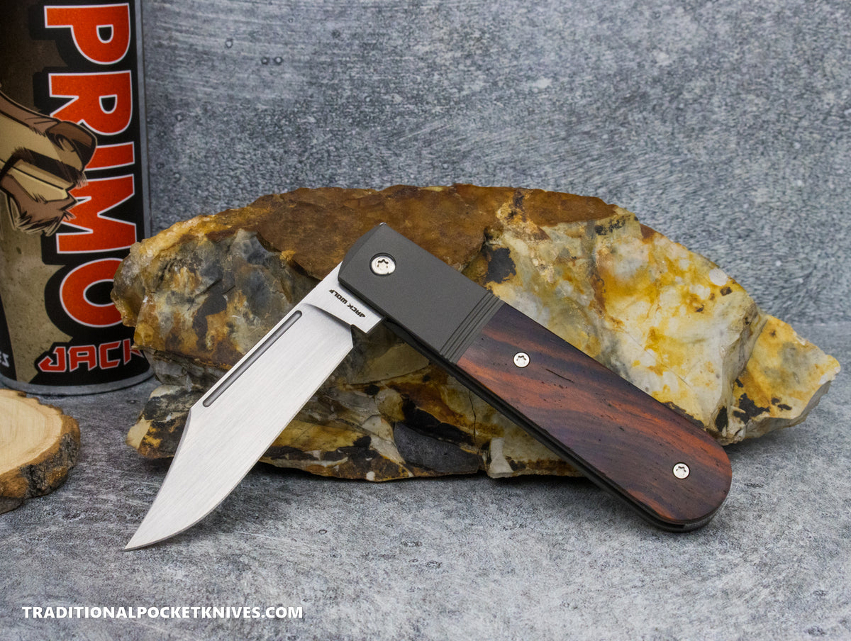 Jack Wolf Knives Primo Jack Rosewood Hand Satin #3