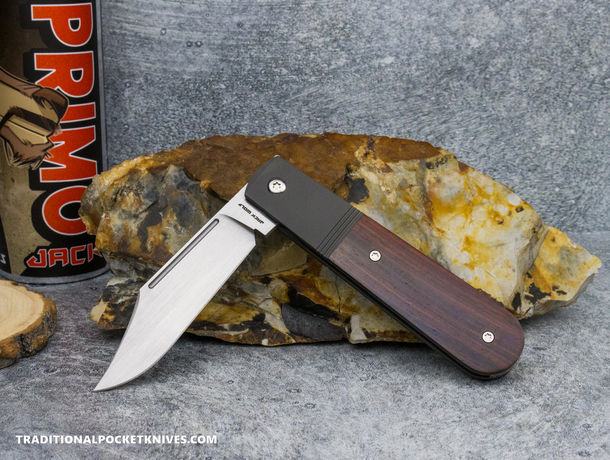 Jack Wolf Knives Primo Jack Rosewood Hand Satin #5