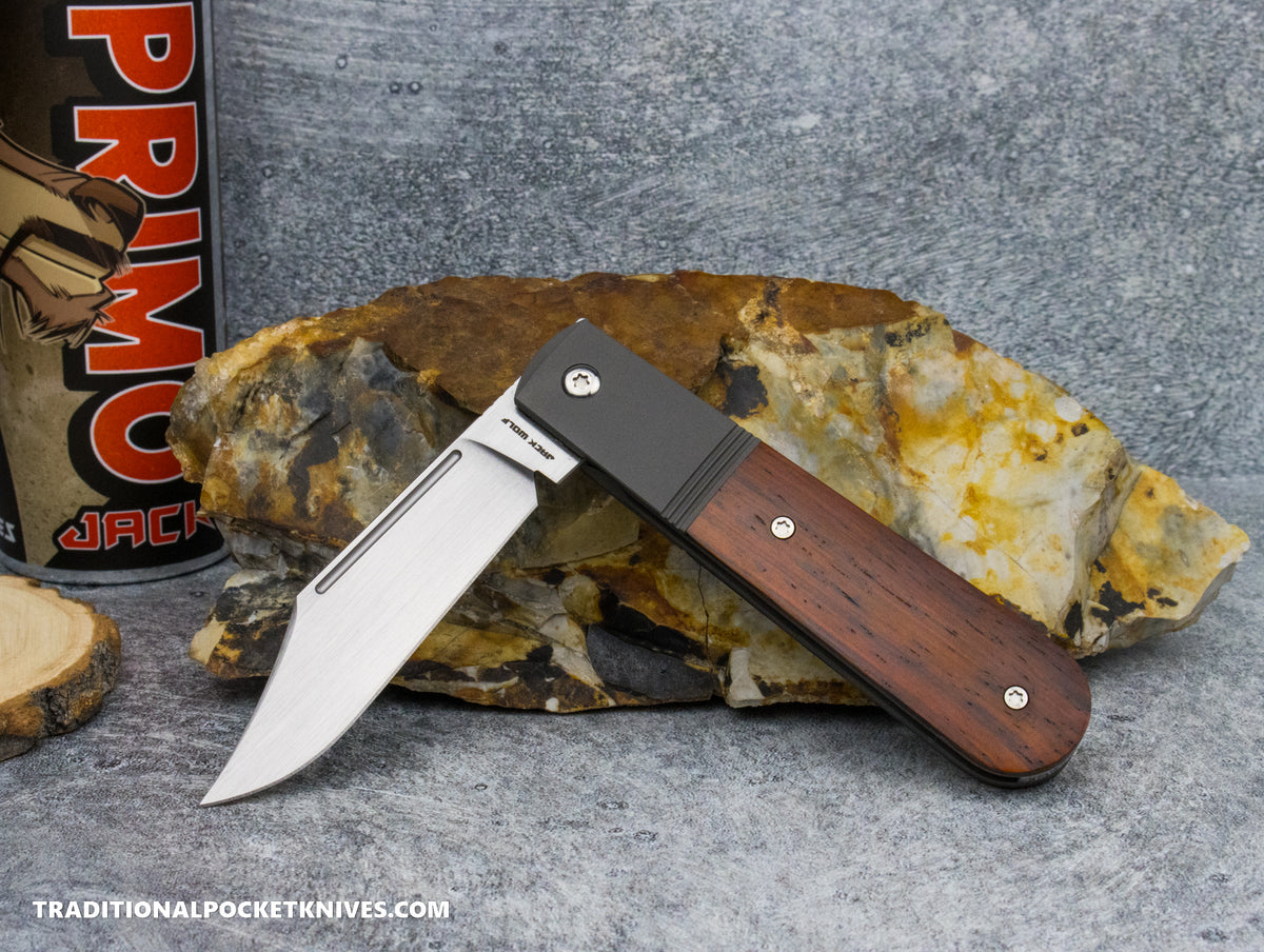 Jack Wolf Knives Primo Jack Rosewood Hand Satin #6