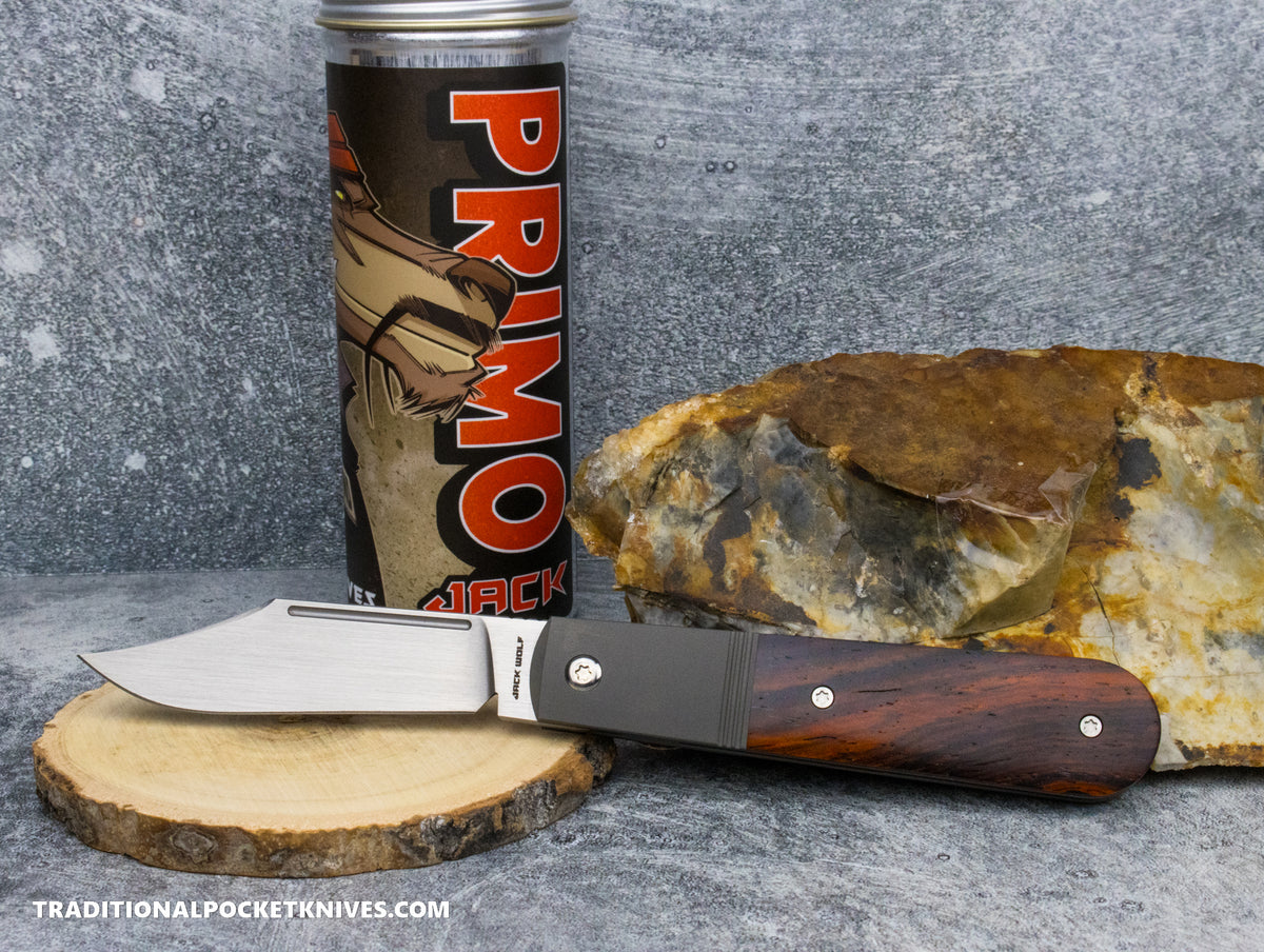 Jack Wolf Knives Primo Jack Rosewood Hand Satin #3