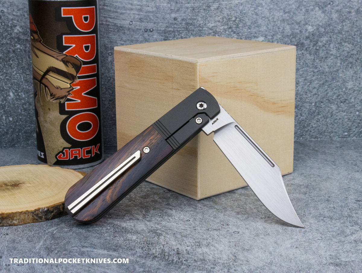 Jack Wolf Knives Primo Jack Rosewood Hand Satin #8