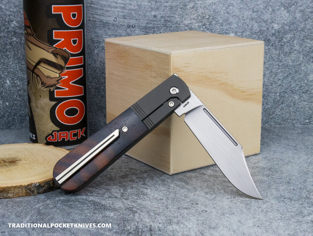 Jack Wolf Knives Primo Jack Rosewood Hand Satin #11