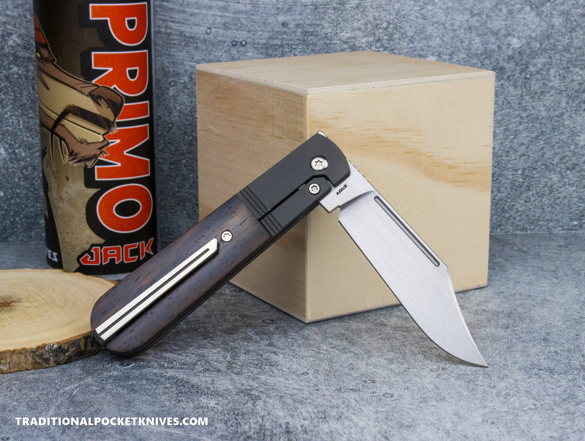 Jack Wolf Knives Primo Jack Rosewood Hand Satin #14