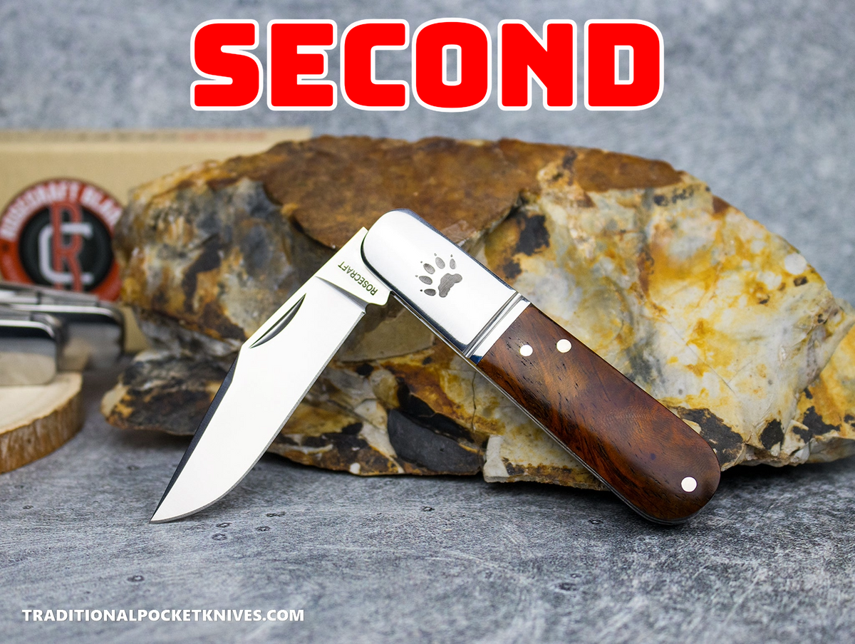 SECONDS: RoseCraft Blades Otter Creek Barlow Yellow Sandalwood (RCT020)