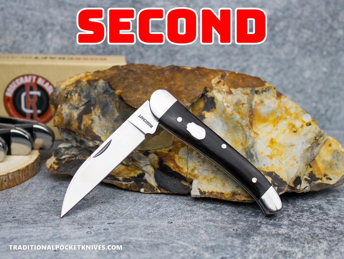 SECONDS: RoseCraft Blades French Broad Jack Black Sandalwood (RCT007-BW)