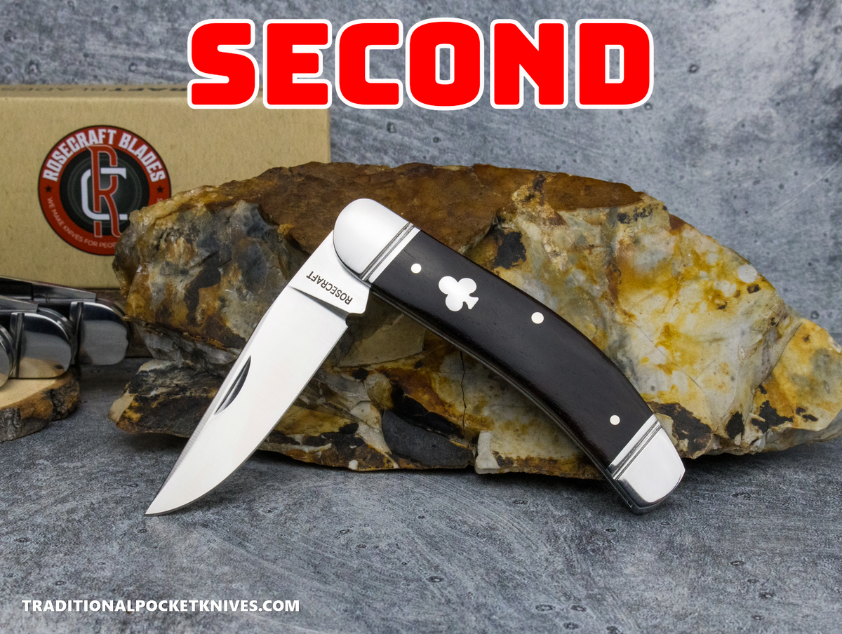 SECONDS: RoseCraft Blades Stinking Creek Sowbelly Black Sandalwood (RCT023-BSW)