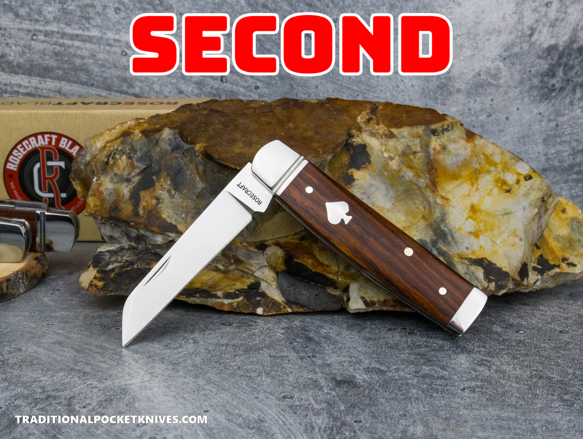 SECONDS: RoseCraft Blades Sweetwater Creek Senator Red Sandalwood (RCT021-RSW)