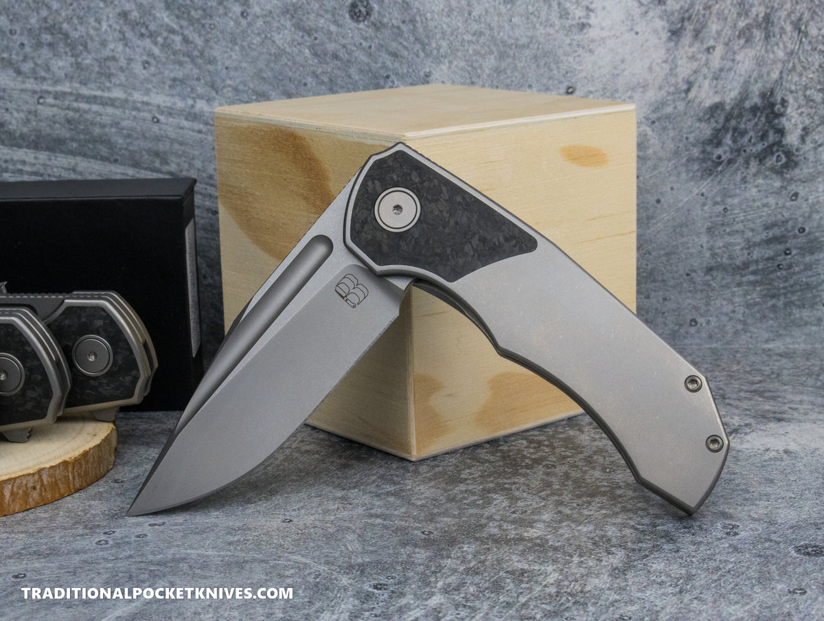 BergBlades Tick Carbon Fiber Sandblast/Stonewash