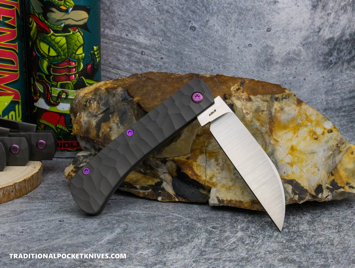 Jack Wolf Knives Venom Jack Titanium Rock Pattern