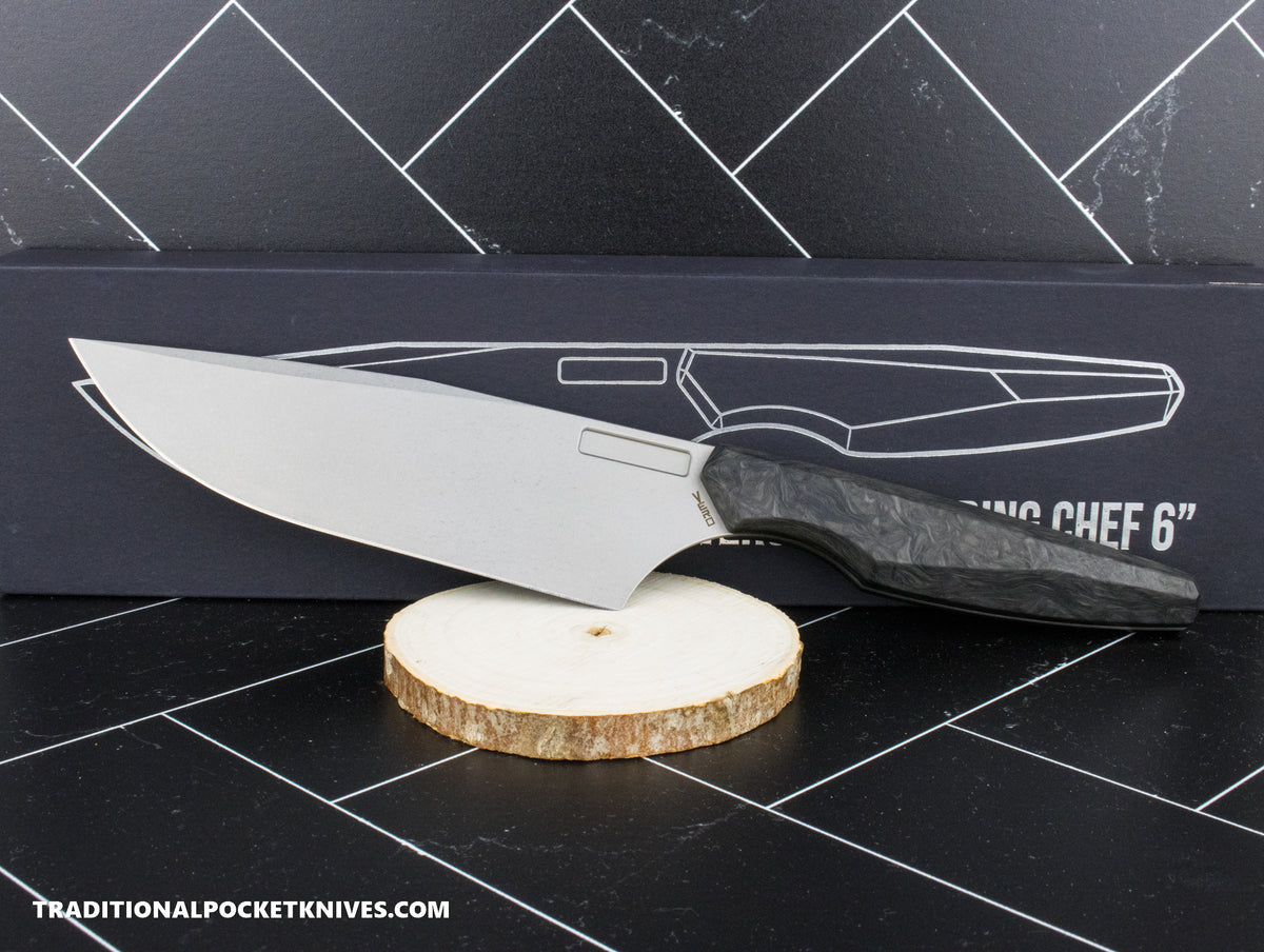 Vero Engineering: Vero Chef 6&quot; -  Marbled Carbon Fiber Nitro-V Stonewash