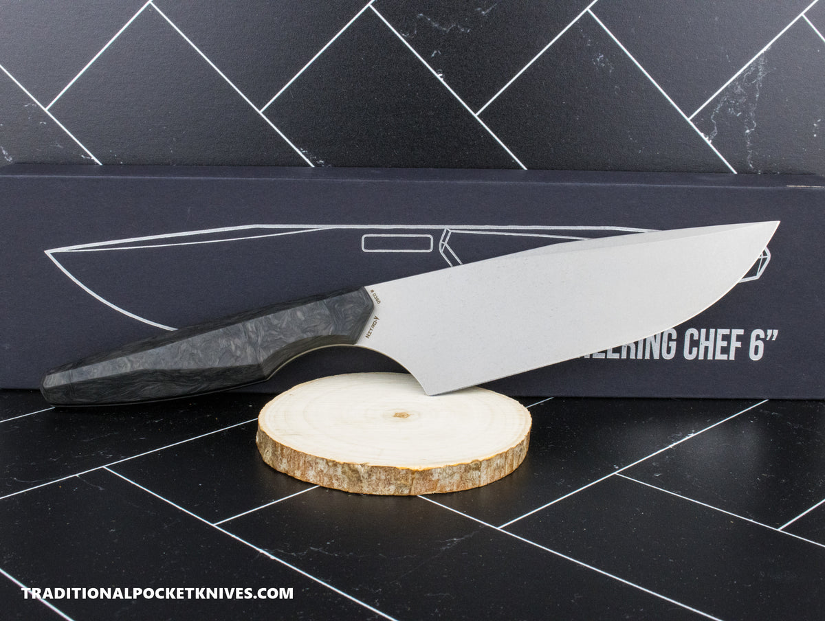 Vero Engineering: Vero Chef 6&quot; -  Marbled Carbon Fiber Nitro-V Stonewash