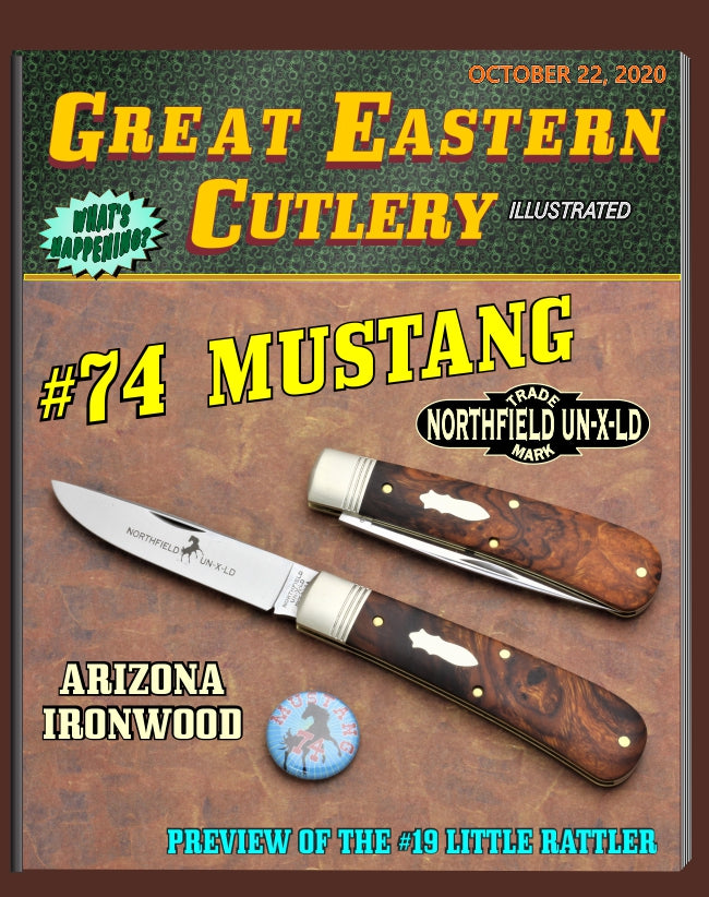 Great Eastern Cutlery #745120 Northfield UN-X-LD Mustang Arizona Ironwood