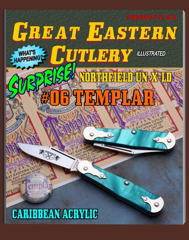 Great Eastern Cutlery #061119 Northfield UN-X-LD Templar Caribbean Acrylic