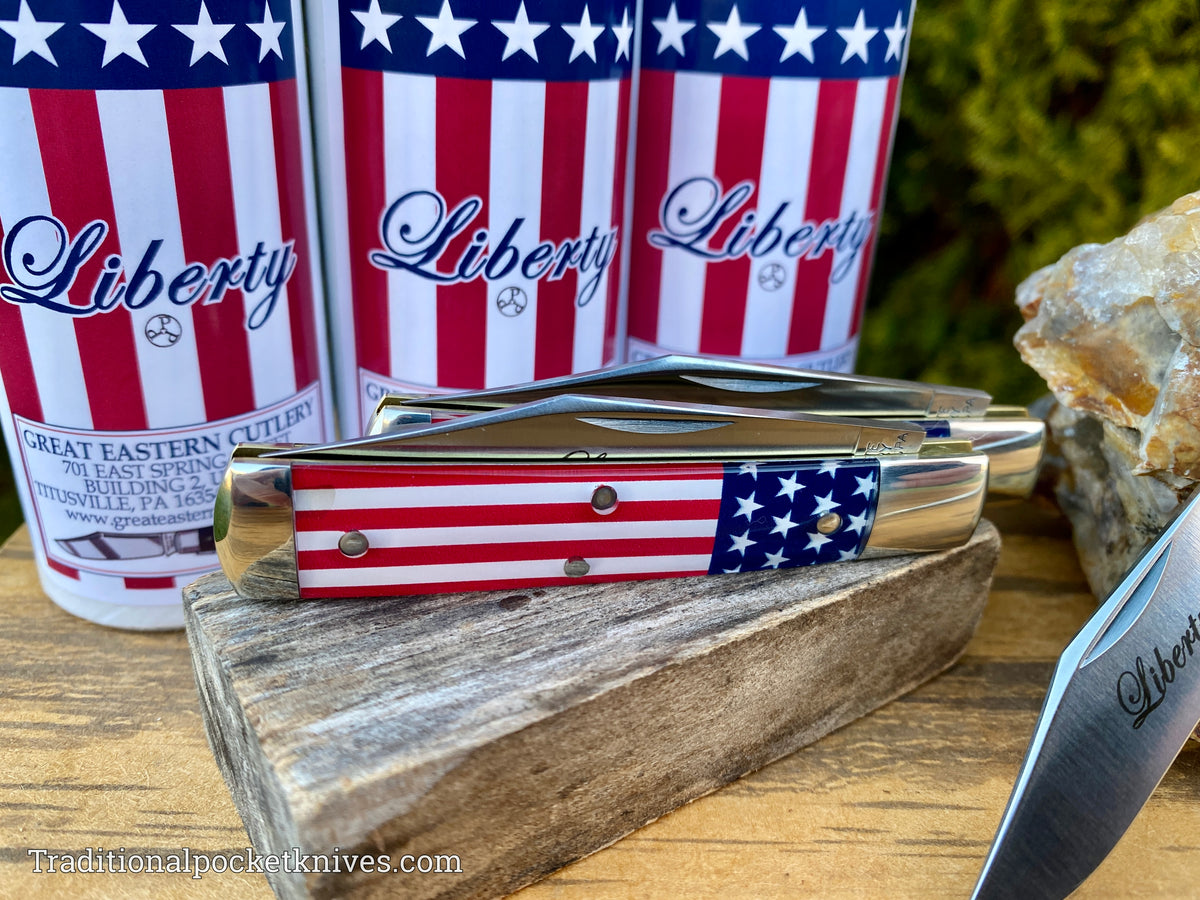 Great Eastern Cutlery #941121 Tidioute Cutlery Liberty USA Flag Acrylic