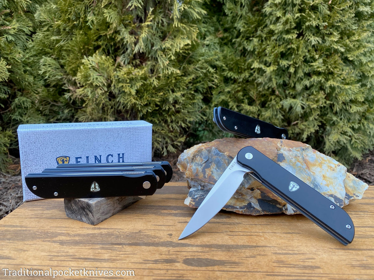 Finch Cimarron Black &amp; Smokey Gray G10