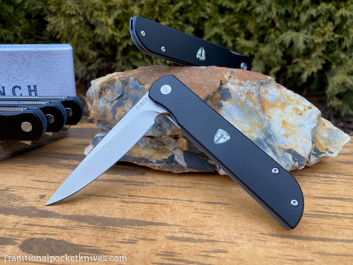 Finch Cimarron Black &amp; Smokey Gray G10