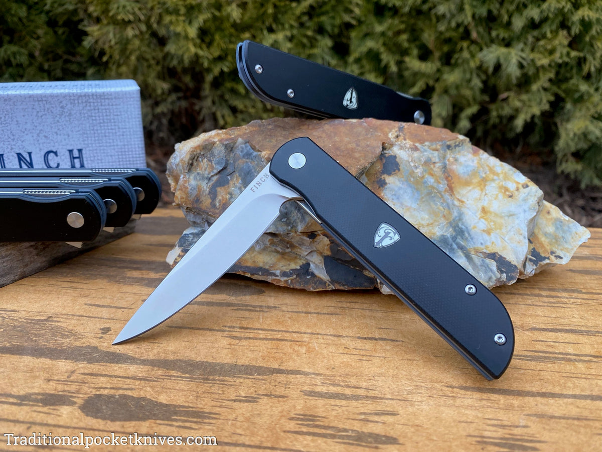 Finch Cimarron Black &amp; Smokey Gray G10