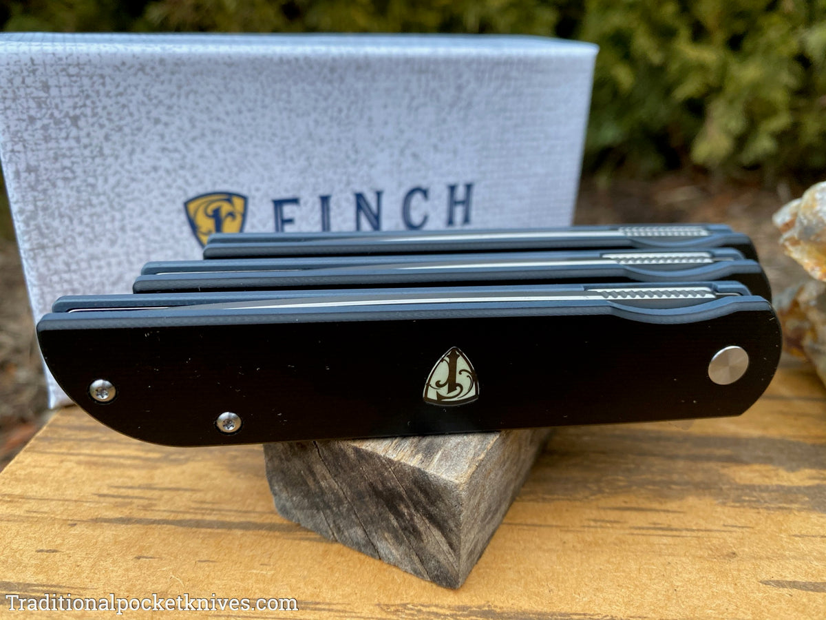 Finch Cimarron Black &amp; Smokey Gray G10