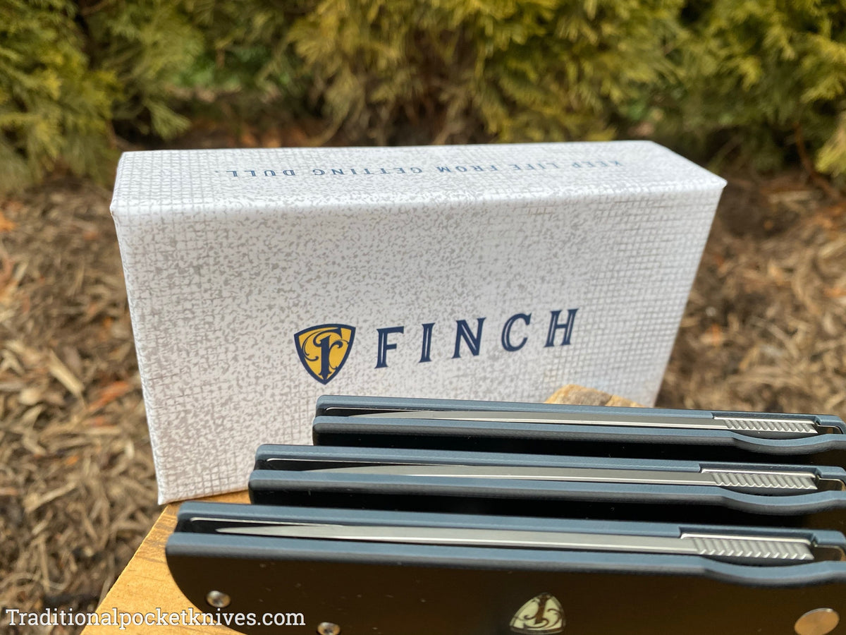 Finch Cimarron Black &amp; Smokey Gray G10