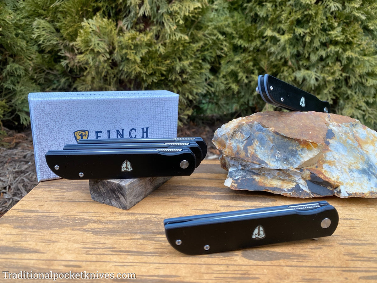 Finch Cimarron Black &amp; Smokey Gray G10