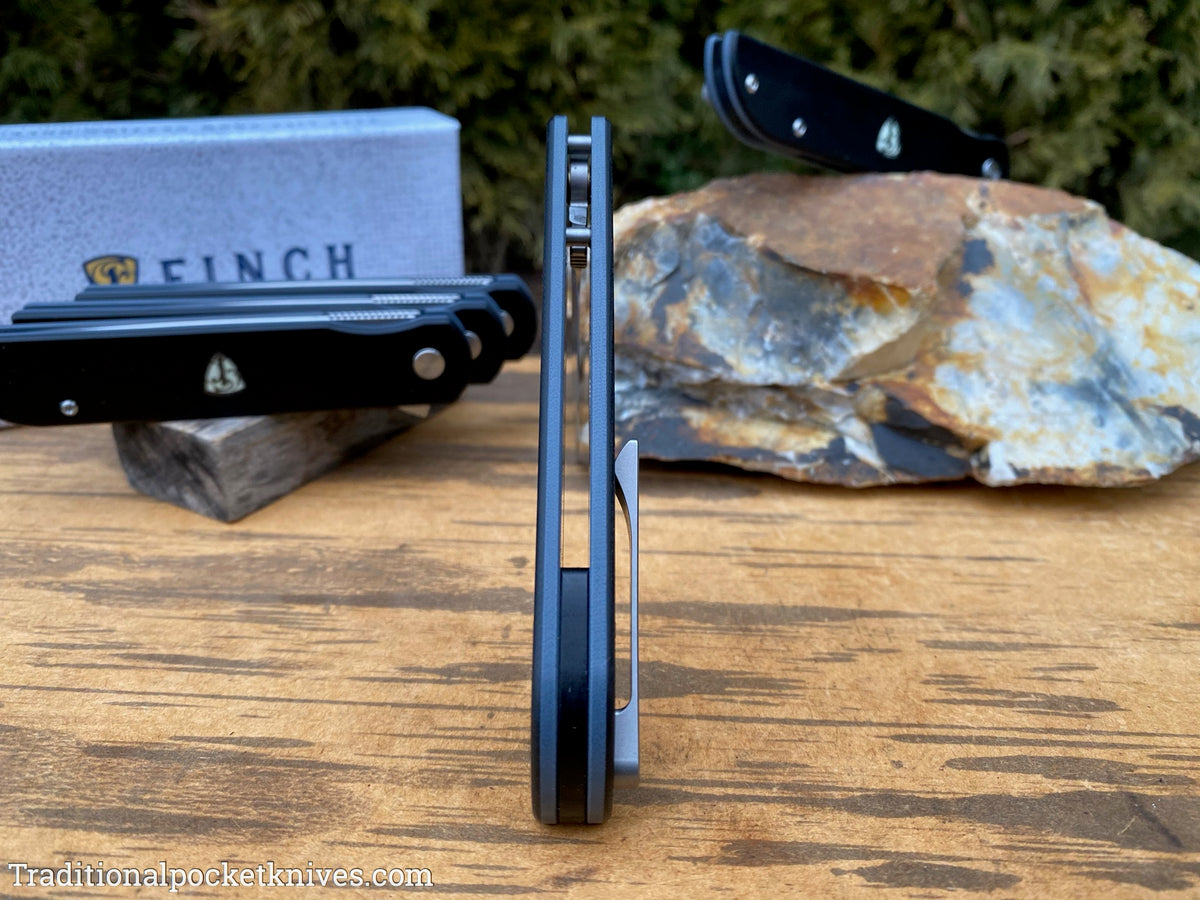 Finch Cimarron Black &amp; Smokey Gray G10