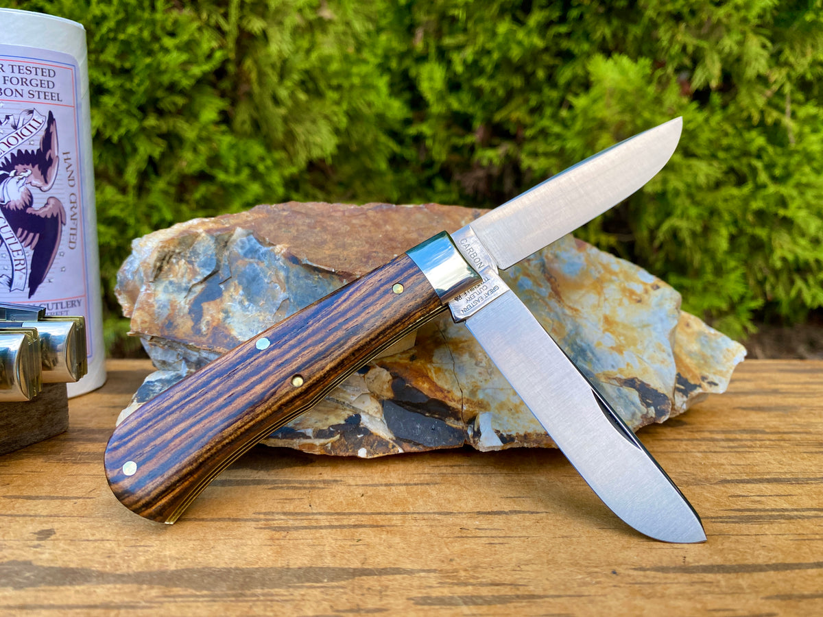 Great Eastern Cutlery #735221 Tidioute Cutlery Scout Trapper Mexican Bocote Wood